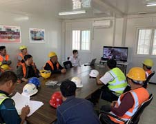 沈陽金廊項目22-1地塊開展2020年安全生産月培訓活動